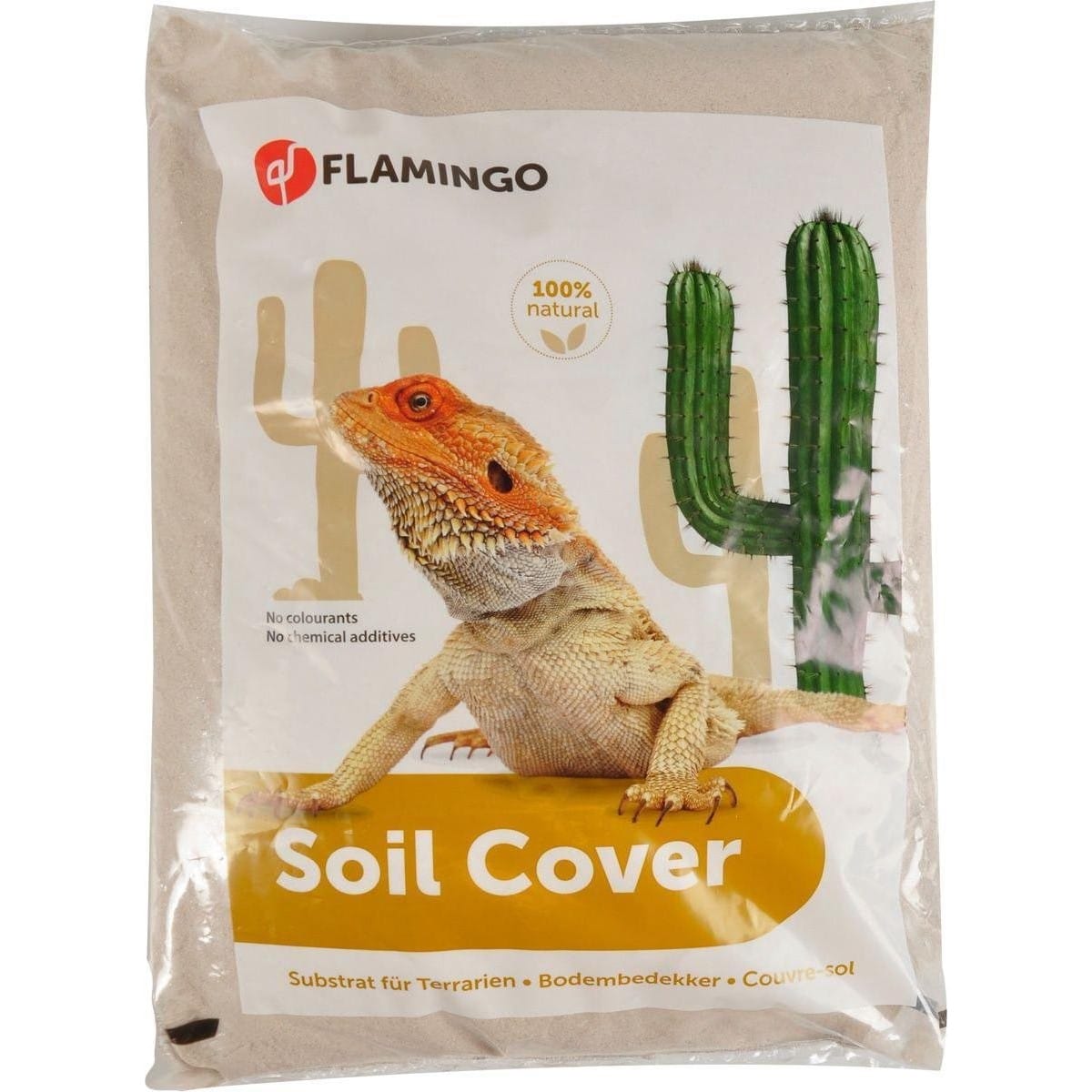 Flamingo terrariumzand Coast 4 kg gebroken wit