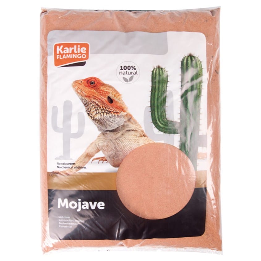 Flamingo terrariumzand Sahara ( 4 kg Rode zand )