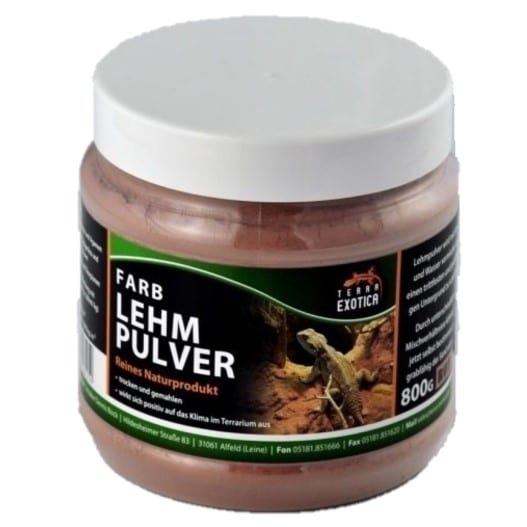 Leempoeder rood 800 gram