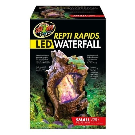 Repti Rapids® LED Waterfall - Small Wood