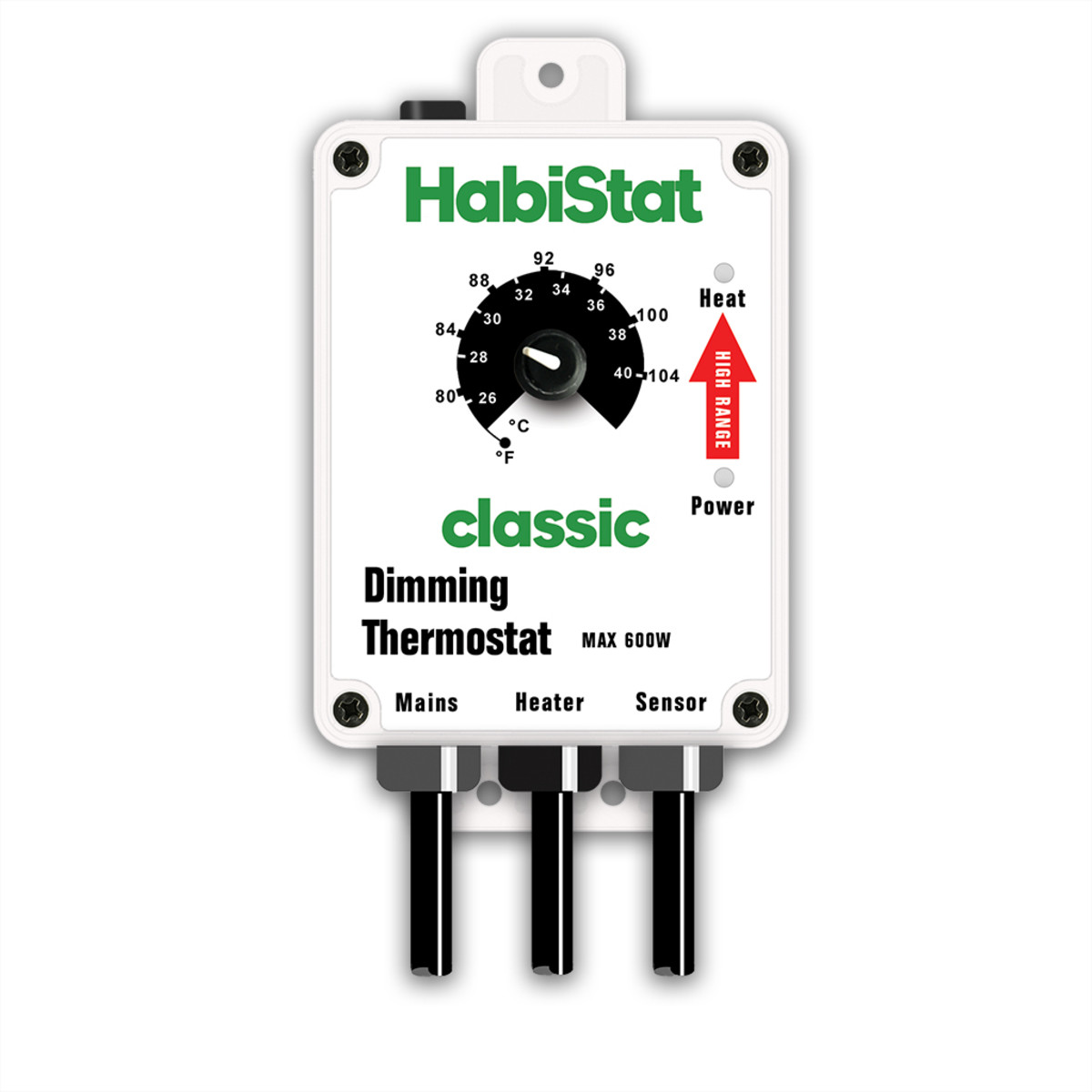 Habistat Dimming Thermostat 600 watts ( white )