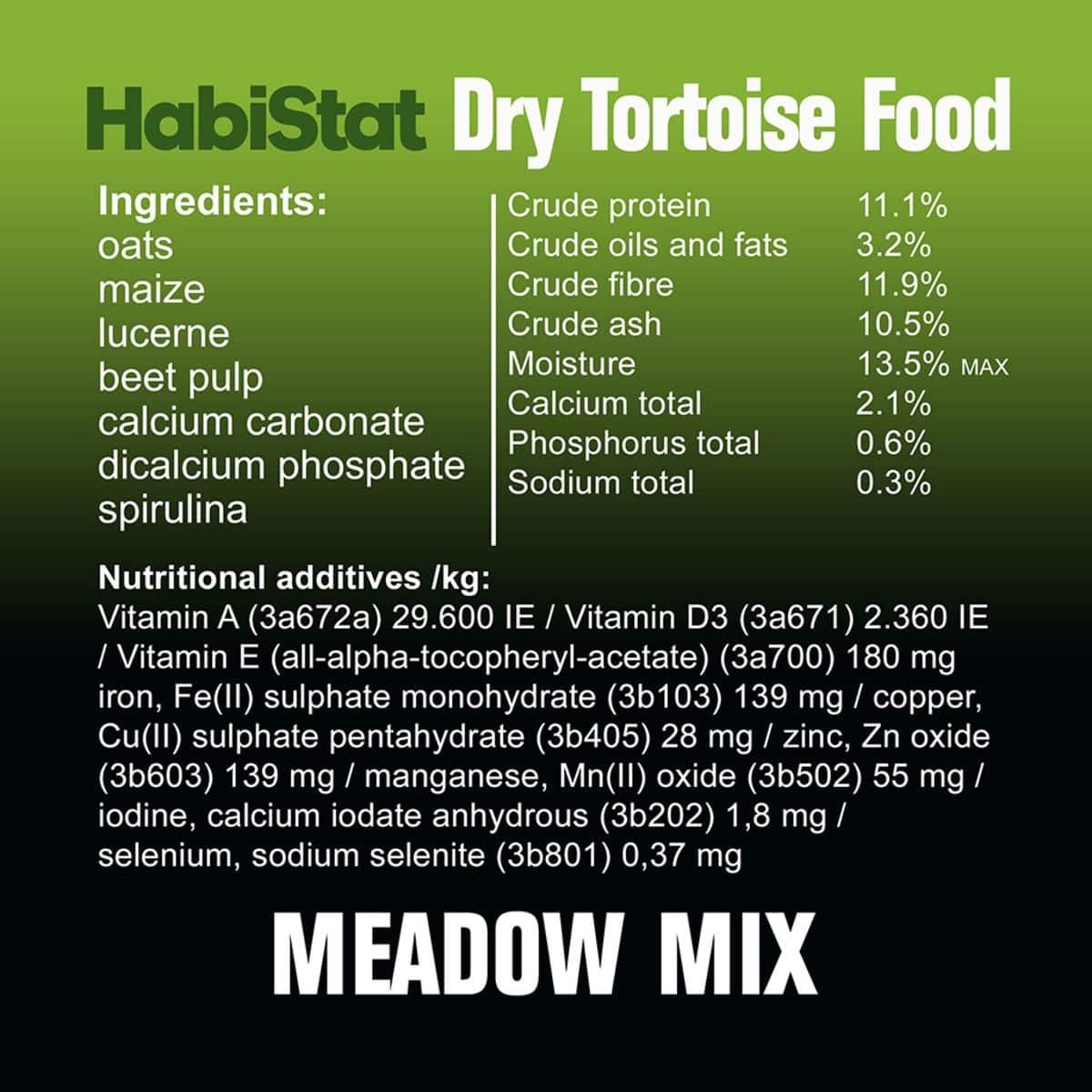 habistat meadow_mix_800 gram ingrediente