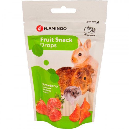ANIMAL SNACK DULCI AARDBEI DROPS 50GR