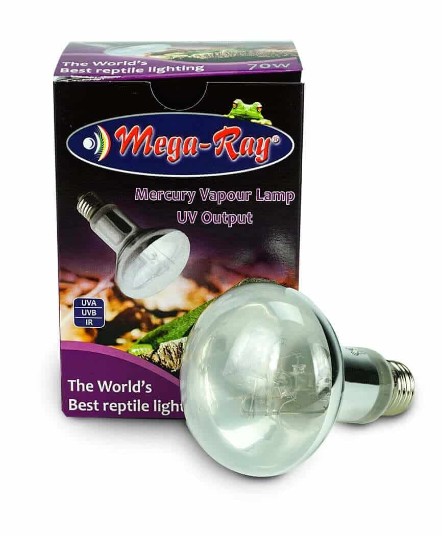 Mega-Ray Basking Lamp D3 UV 70 Watt - Mini