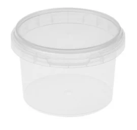 Plastic bakje rond 95mm 280 ml (10 stuks)