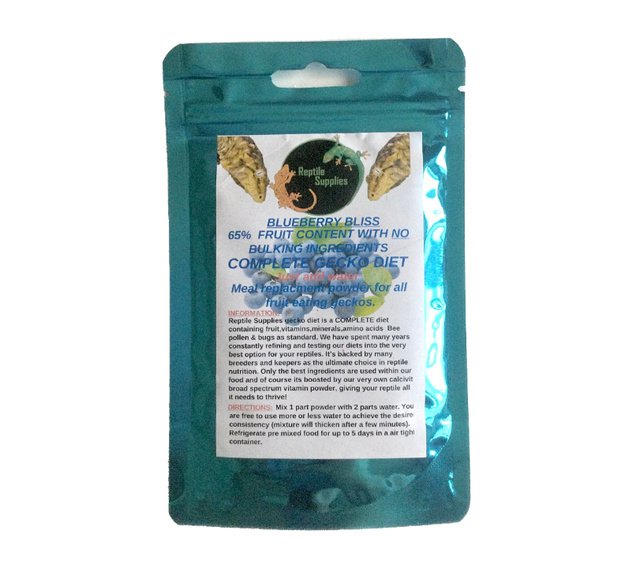 Reptile supplies - blueberry bliss (60 gram)