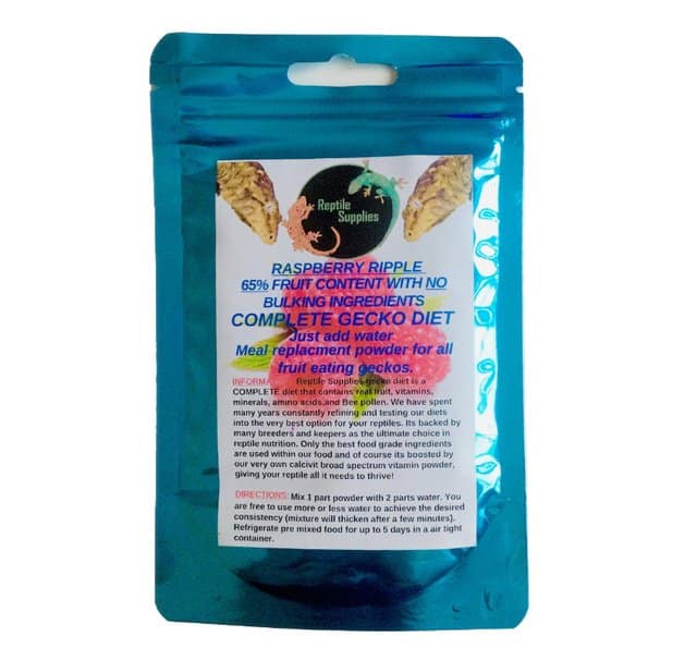 Reptile supplies - raspberry Ripple (60 gram)