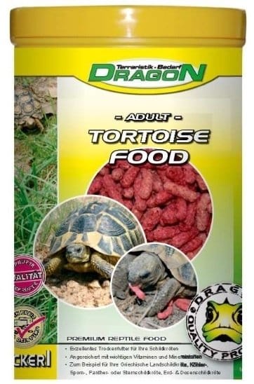 Tortoise Food Juvenile/jonge schildpadden 100 g / 1 Liter Dragon Dry Reptile Food